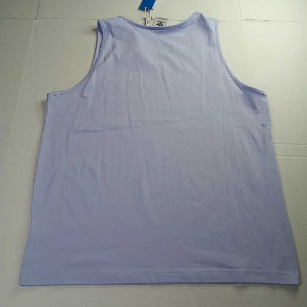 Adidas Originals Essentials Tank Top‎ Men’s L Purple Athletic Sleeveless Shirt